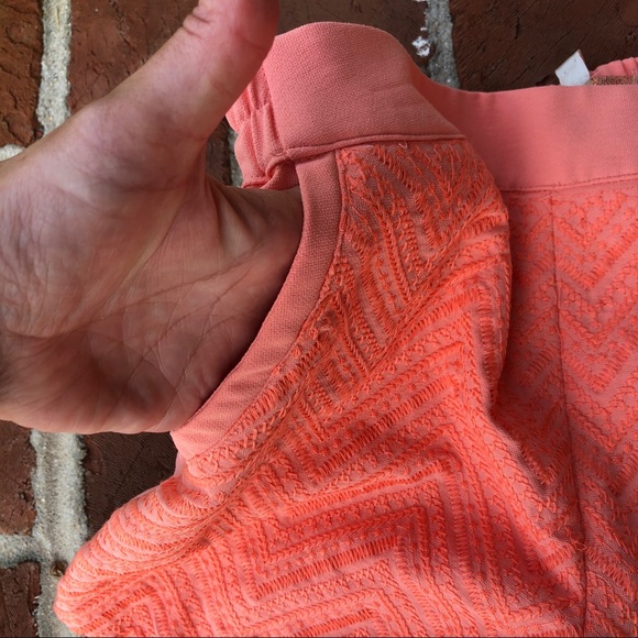 Skies are Blue peach pattern front shorts size M - Picture 8 of 8